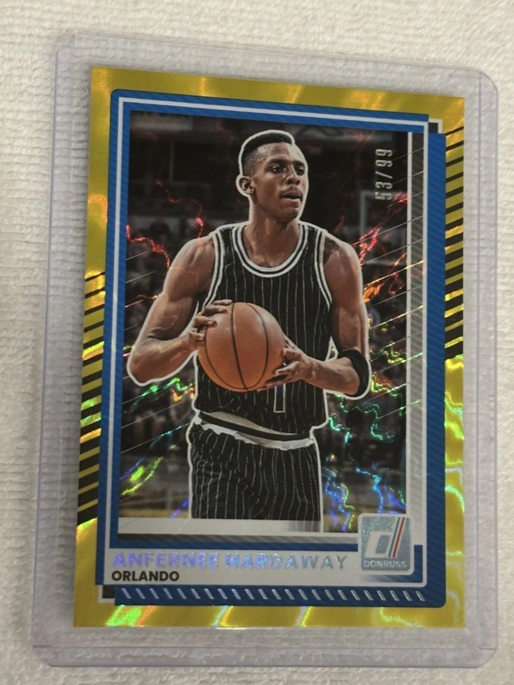 2025-26 Donruss Optic Anfernee Penny Hardaway (Yellow Shock Prizm) #/99 Magic